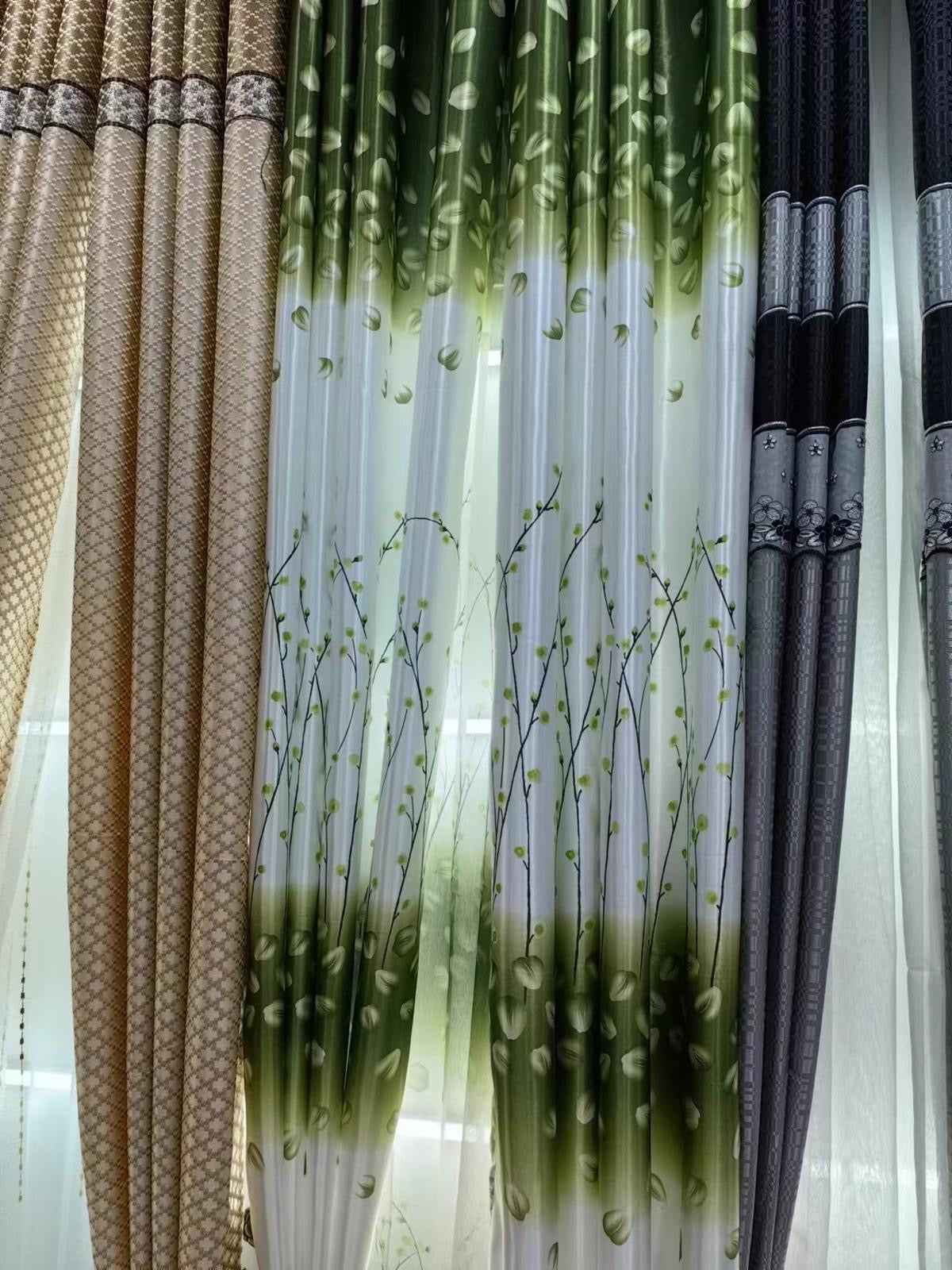 Luxe Print Drape Curtain