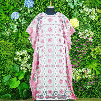 Floral Print Swiss Voile Dress